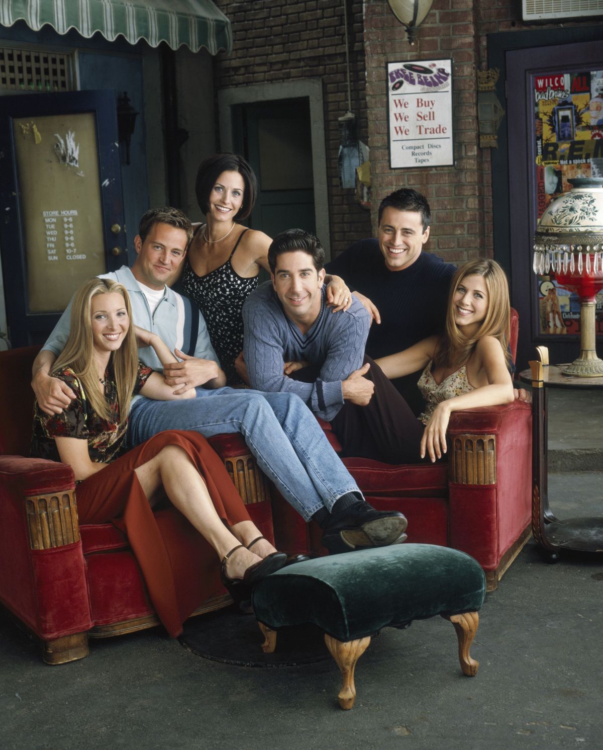 O elenco de amigos